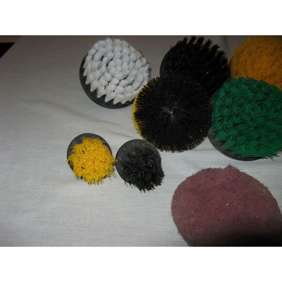 Lot of 10 Auto Car Detailing Drill Bit Brushes Interior Exterior - Picture 2 of 4